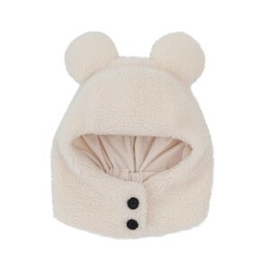Tokyo Disney Winter Fuzzy Fleece Hood Hat